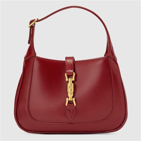 gucci jackie red small|Gucci jackie silhouette collection.